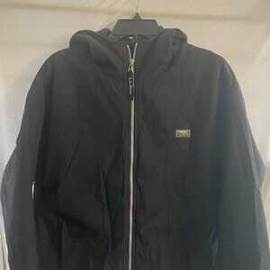 L.L.Bean Kids Boys’ Full-Zip Fleece-Lined Jacket – Black, Size XL (18/20)